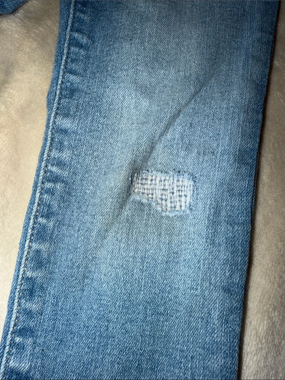 GAP Light Blue Girls' Denim Jeggings with Elastic Waist